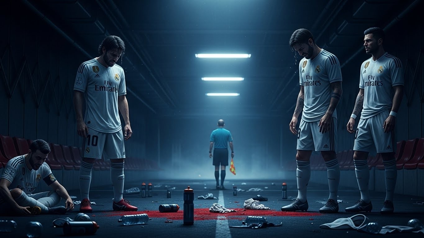 Défait à domicile par Celta Vigo, le Real Madrid finit à 9, explose contre l’arbitre et se déchire dans le vestiaire. Xabi Alonso contesté, Mbappé muet : tout vacille au Bernabéu.