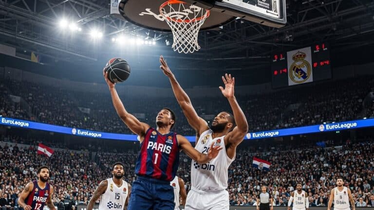 Real Madrid vs Paris Basketball : Heure et Chaîne TV Euroligue