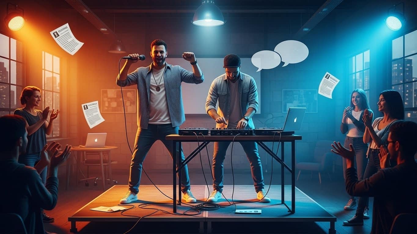 Découvrez comment deux pros du recrutement osent dénoncer les tabous des RH à travers un album rap audacieux. Une approche originale qui secoue le monde du travail !