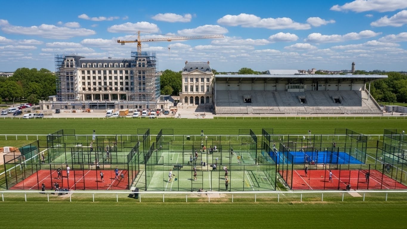 Découvrez le projet ambitieux pour relancer l'hippodrome de Maisons-Laffitte : courts de padel, hôtel 80 chambres, club privé. Une transformation qui pourrait changer la ville !