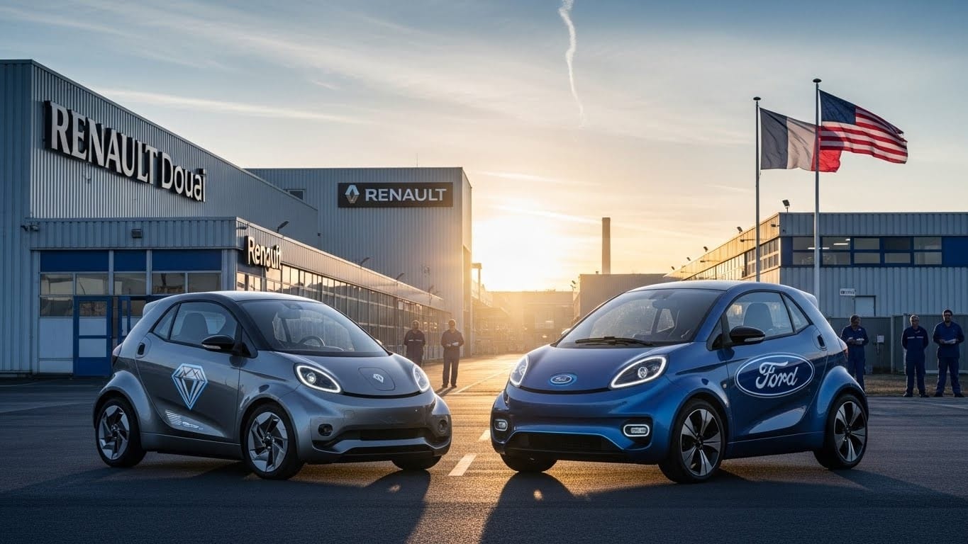 Décryptage exclusif du partenariat surprise Renault-Ford : deux petites électriques abordables fabriquées en France dès 2028. Une alliance anti-chinoise qui change la donne en Europe.
