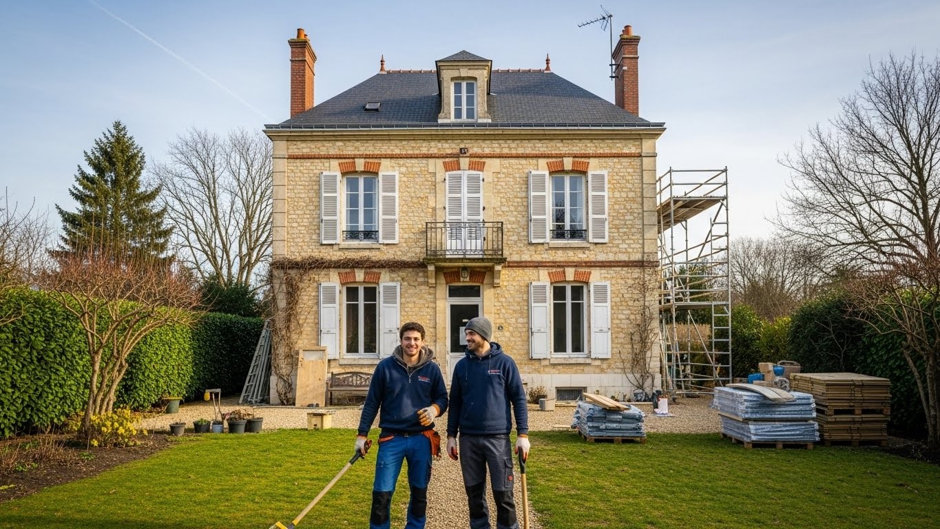 Découvrez comment un jeune couple transforme une vieille meulière en Essonne par des travaux intensifs. Des efforts personnels pour limiter les coûts et redonner vie à une maison de 1907. Inspiring et réaliste !