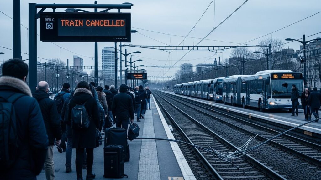 RER C Interrompu : Panne Majeure à Paris ce 5 Décembre