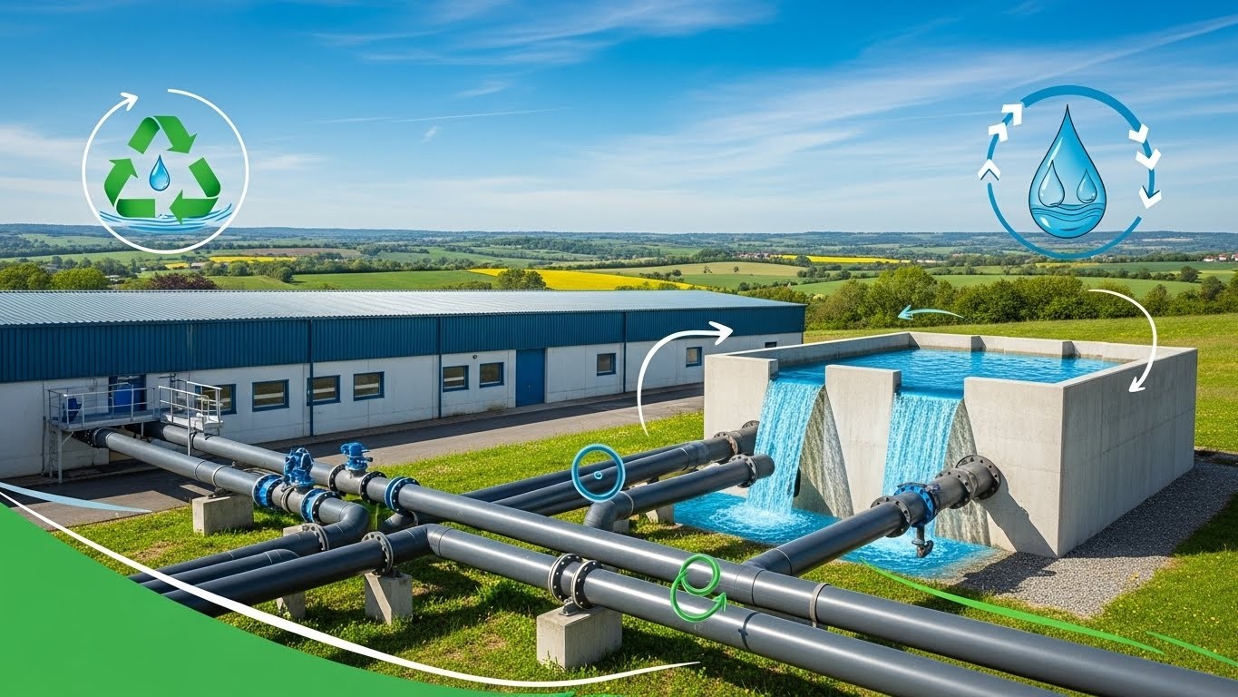 Découvrez comment une usine d'andouilles dans le Calvados transforme ses eaux usées en ressource précieuse pour fabriquer du béton. Un projet innovant d'économie circulaire qui lutte contre la sécheresse et optimise l'eau industrielle.