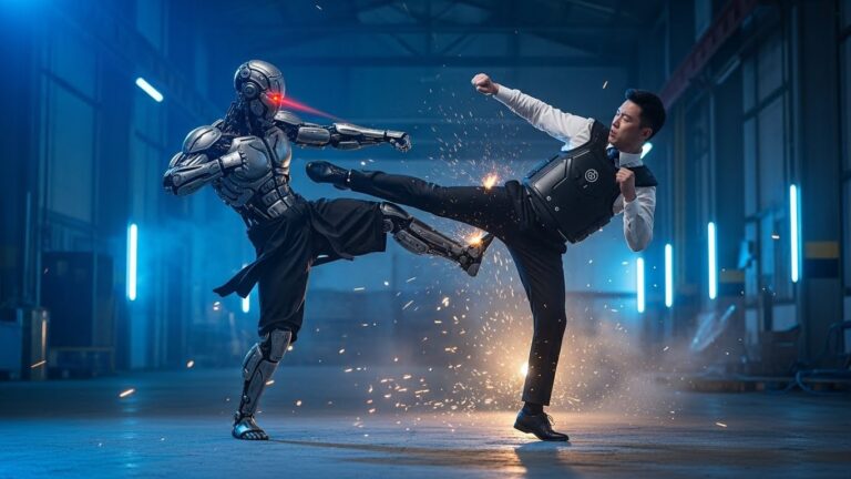 Robot Chinois T-800 : Le Patron Prend un Coup pour Prouver que c’est Réel