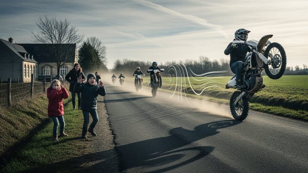 Rodéos Moto en Campagne : Un Danger pour les Enfants Ruraux