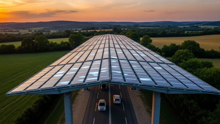 Route Solaire en Corrèze : La Première Ombrière Géante de France