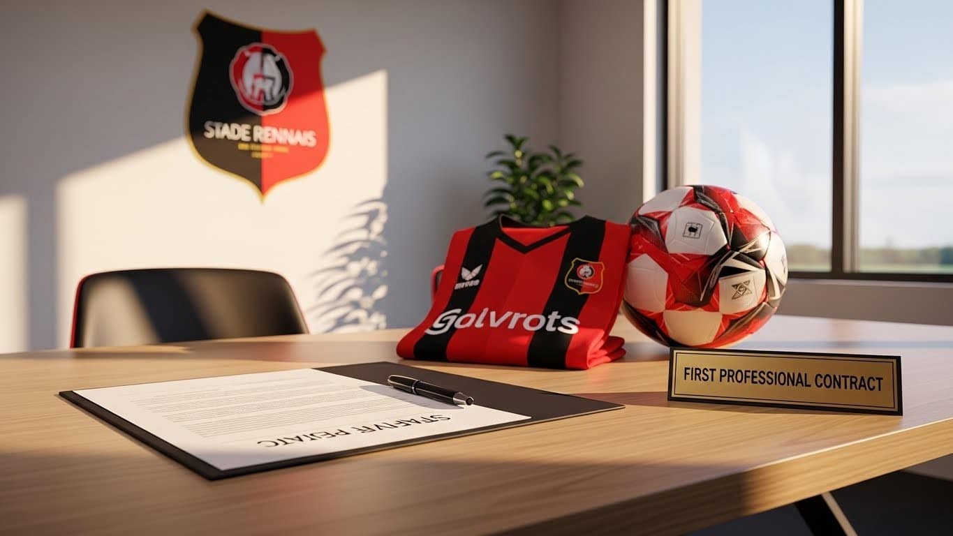 À seulement 17 ans, le défenseur breton Ruben Lomet va signer son premier contrat pro avec Rennes. Capitaine des Bleuets à la Coupe du monde U17, ce gaucher prometteur incarne la nouvelle vague rouge et noire.