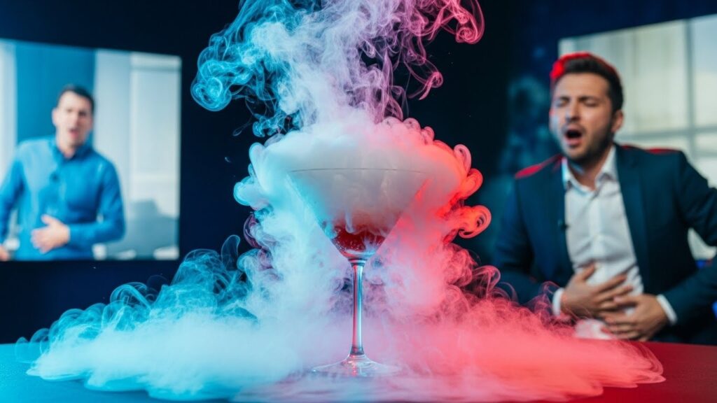 Rupture Estomac Azote Liquide Cocktail Russie