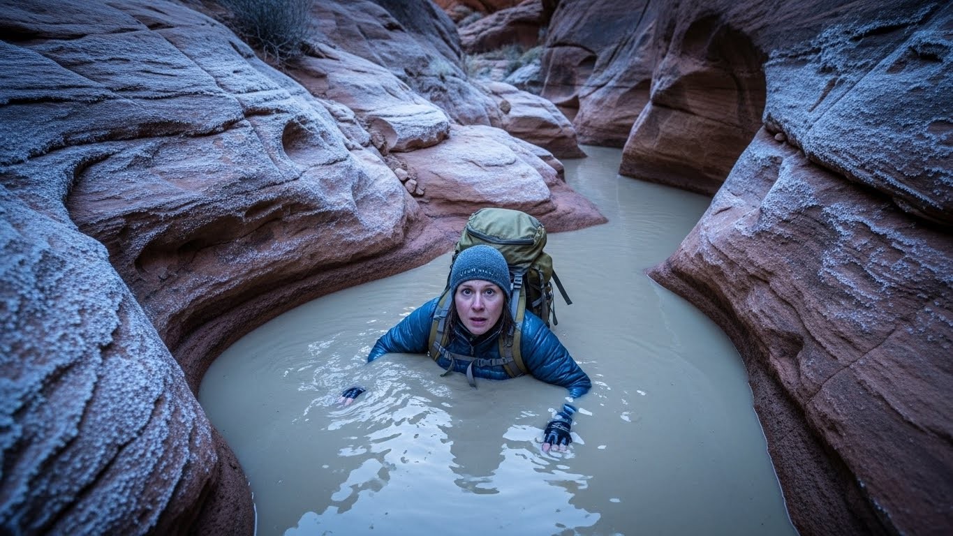 Coincé jusqu’aux cuisses dans des sables mouvants glacés d’un canyon de l’Utah, un randonneur expérimenté a vécu l’enfer. Comment il s’est retrouvé prisonnier et a été sauvé après deux heures d’angoisse.