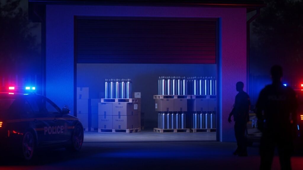 Saisie Record de 3500 Bouteilles de Protoxyde d&rsquo;Azote à Bondy