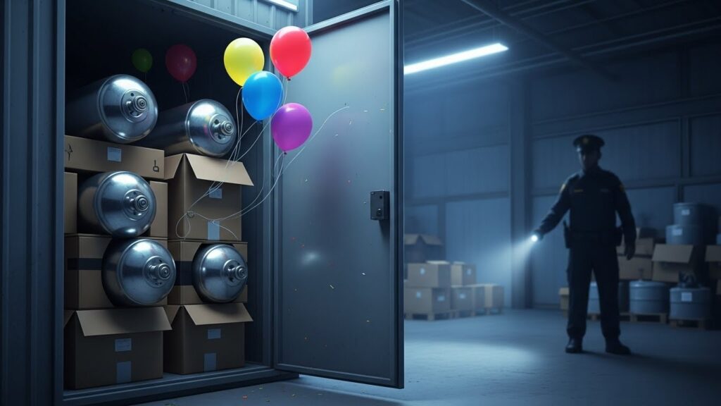 Saisie Record de Gaz Hilarant à Limoges : 900 Bouteilles