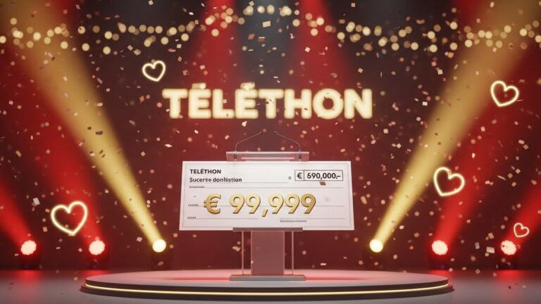 Santa Offre 99 999 € au Téléthon 2025 : Un Don Historique