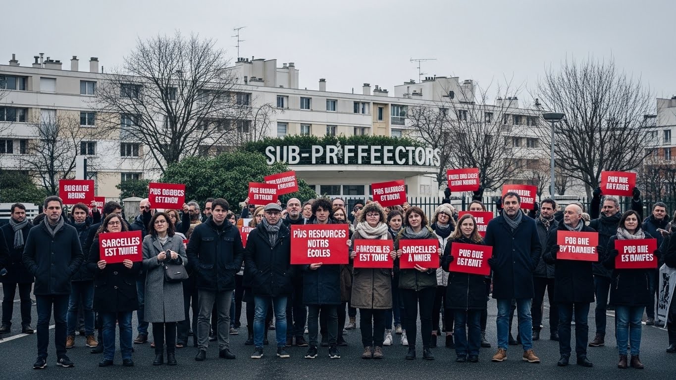 À Sarcelles, les résultats au brevet s’effondrent (58 à 70 % de réussite contre 85 % national). Profs, parents et élèves ont manifesté pour réclamer plus de moyens. Décryptage d’une crise qui s’aggrave.