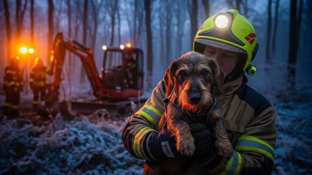 Sauvetage Héroïque d’un Teckel Coincé Sous Terre dans l’Oise
