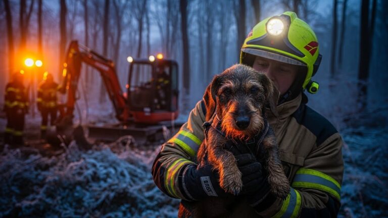 Sauvetage Héroïque d’un Teckel Coincé Sous Terre dans l’Oise