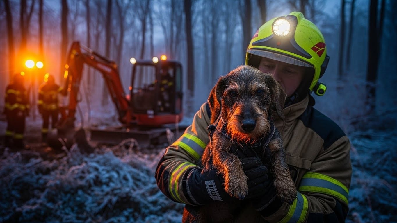 Découvrez le sauvetage incroyable d’un teckel bloqué trois heures dans une galerie souterraine à Machemont. Pompiers, mini-pelle et solidarité : une histoire qui finit bien !