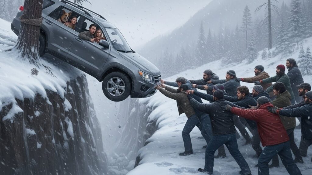 Sauvetage Héroïque en Californie : Chaîne Humaine Sauve une Famille