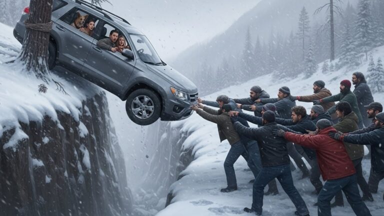 Sauvetage Héroïque en Californie : Chaîne Humaine Sauve une Famille