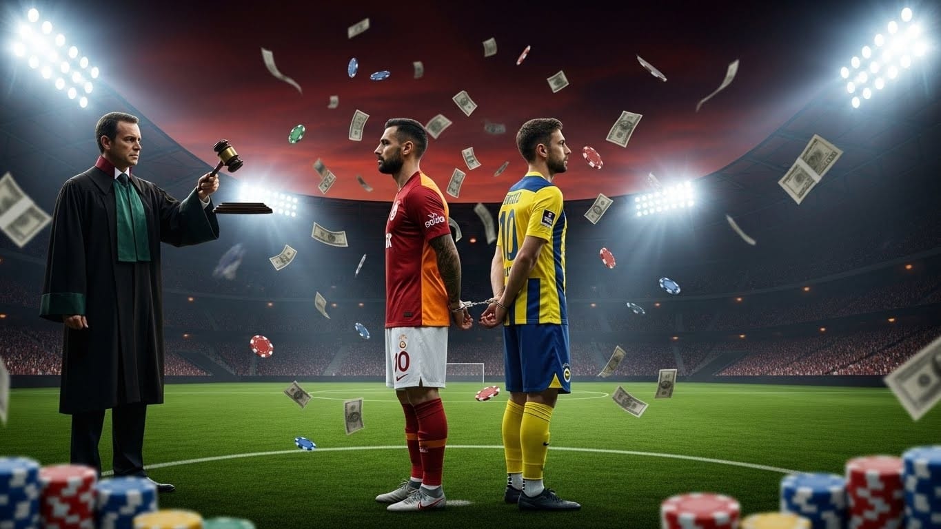 Découvrez le plus gros scandale de paris sportifs qui secoue le football turc : 29 joueurs arrêtés, Galatasaray et Fenerbahçe impliqués, arbitres suspendus… Jusqu’où ira la purge ?