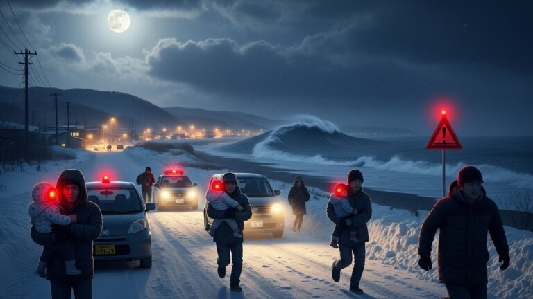 Séisme Japon 7.5 et Tsunami : 30 Blessés, l’Angoisse Persiste