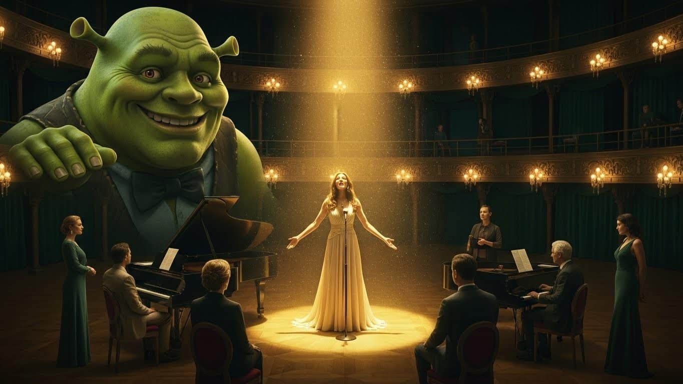 Découvrez en exclusivité les coulisses du casting de Shrek la comédie musicale qui débarque aux Folies Bergère en octobre 2026. Une Fiona très Carla Bruni, un metteur en scène passionné… Tout ce que j’ai vu !