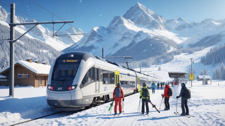 Ski en Train depuis Paris : Les Meilleures Stations