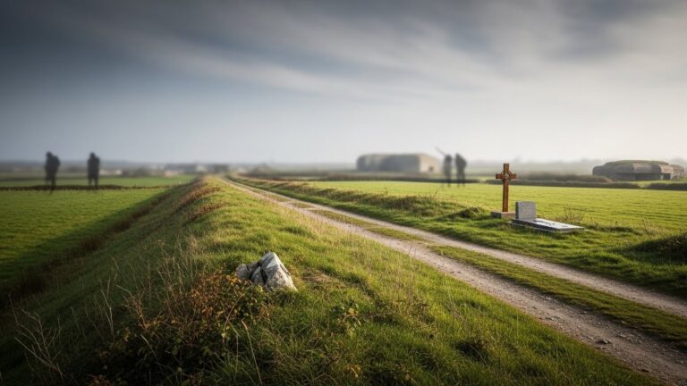 Soldat Allemand Enterré dans un Champ du Finistère Depuis 1944