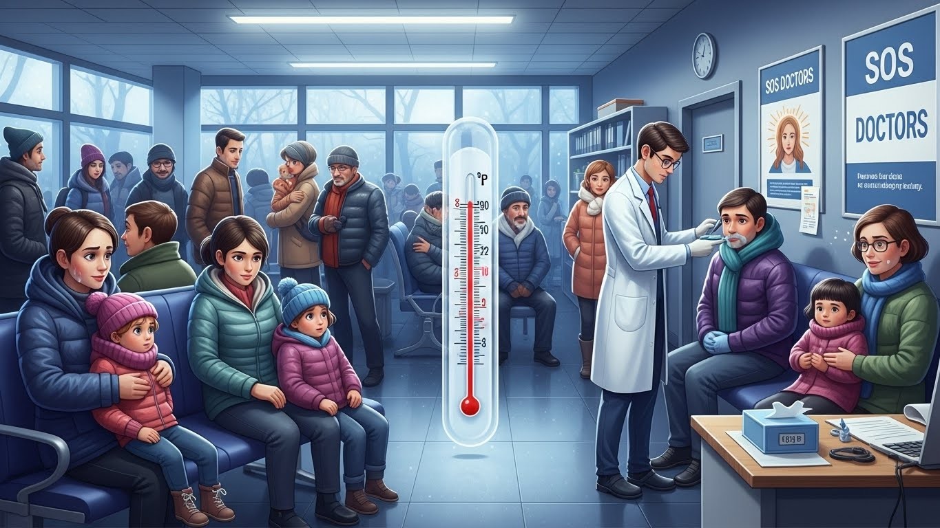 Découvrez pourquoi le premier centre SOS Médecins du Val-de-Marne à Bonneuil-sur-Marne est submergé de patients, même les jours fériés. Grippe, fièvre extrême : un reflet de la crise des soins urgents non vitaux.