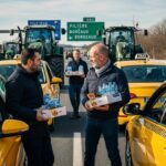 Soutien des Taxis aux Agriculteurs : Mobilisation à Bordeaux