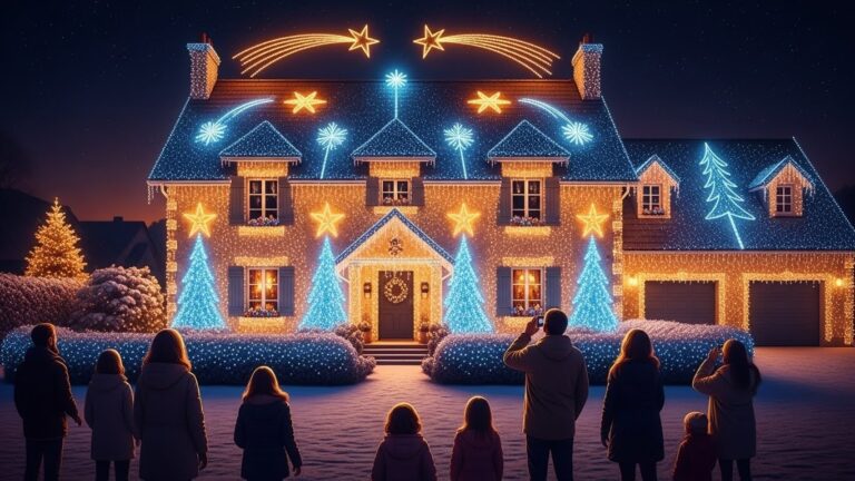 Spectacle Lumineux Noël à Presles : Show Gratuit Magique