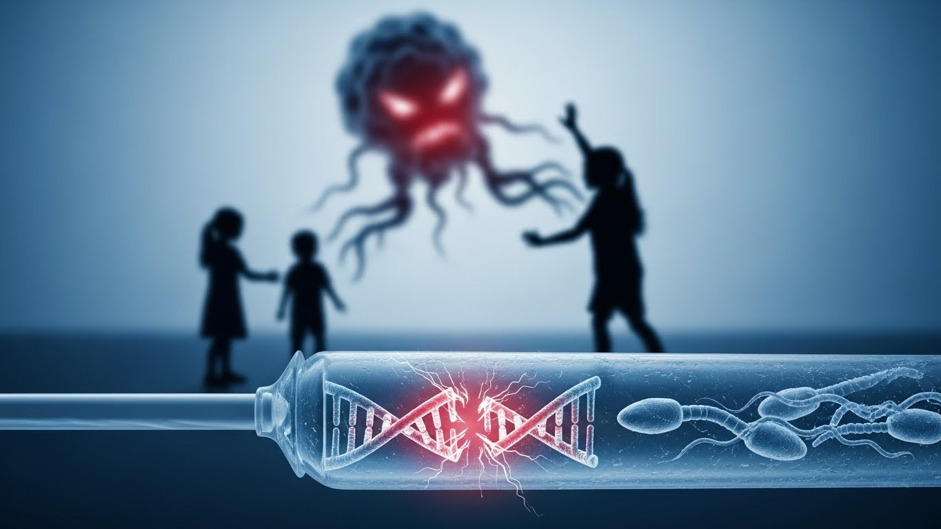 197 enfants nés en Europe, dont au moins une Française, portent une mutation génétique rare transmise par le sperme d’un donneur danois. Risque de cancer jusqu’à 90 %. Une bombe à retardement sanitaire.