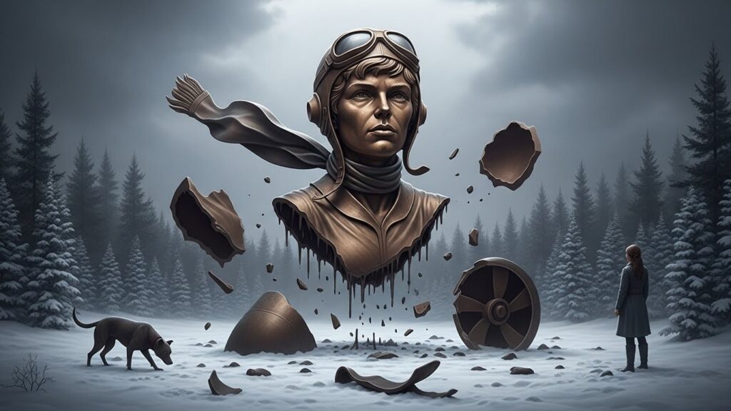 Statue Amelia Earhart Volée : Pas de Récompense ?