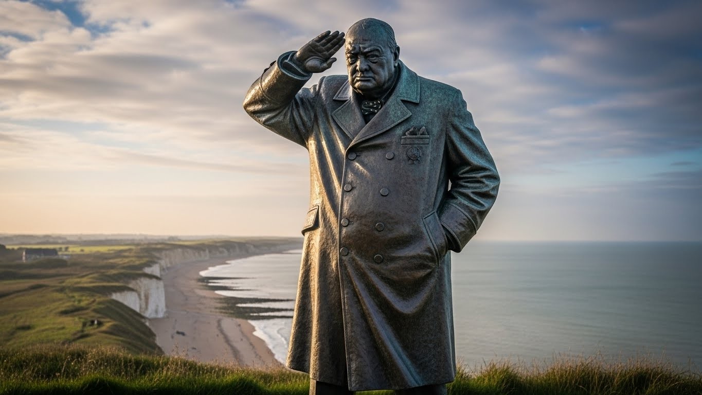 Découvrez le projet ambitieux du Mémorial britannique en Normandie : ériger une statue monumentale de Winston Churchill. Un hommage à l'histoire qui manque encore 1,5 million d'euros. Soutenez la mémoire !