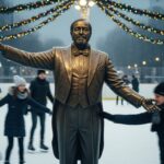 Statue de Pavarotti sur Patinoire : La Polémique qui Fâche