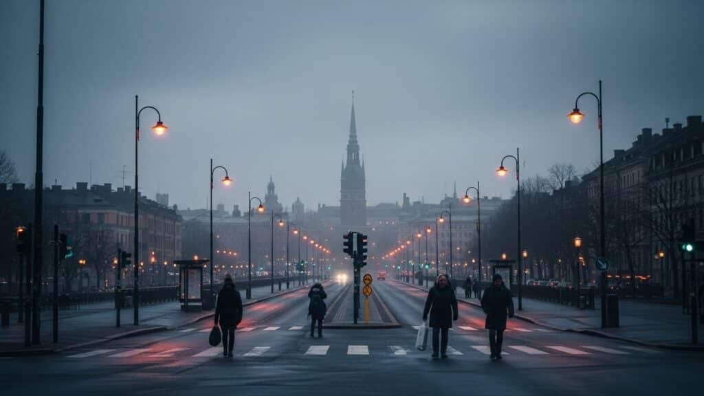 Stockholm : Seulement 30 Minutes de Soleil en Décembre