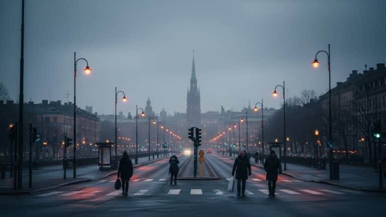 Stockholm : Seulement 30 Minutes de Soleil en Décembre