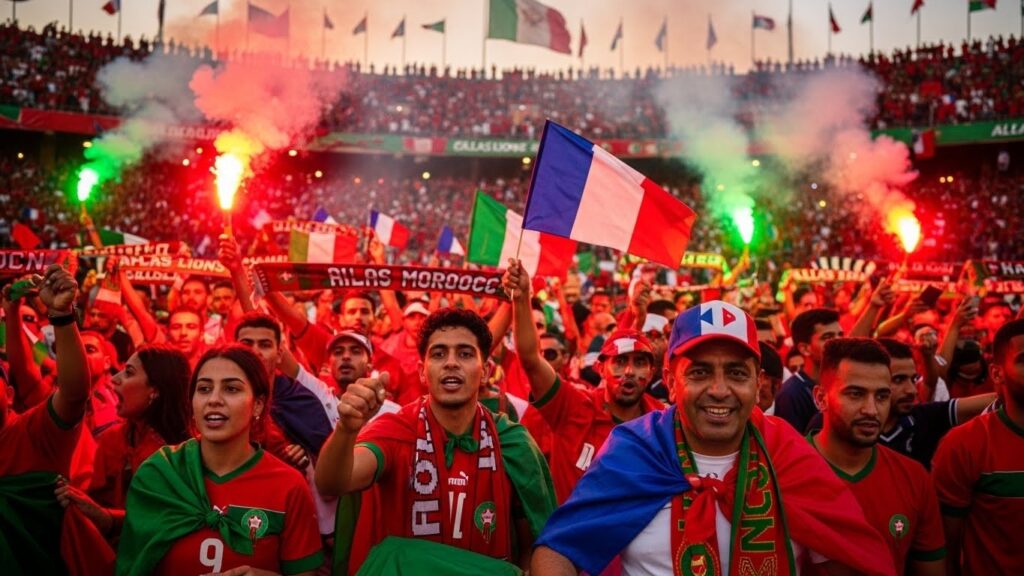 Supporters Français à la CAN 2025 au Maroc : Une Passion Débordante