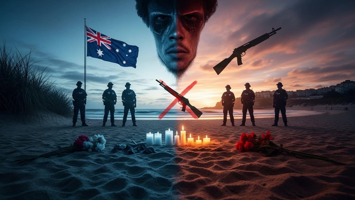 Découvrez comment l'Australie réagit à l'attentat de Bondi Beach avec des réformes strictes sur les armes à feu et les symboles terroristes. Une réponse ferme à la violence.