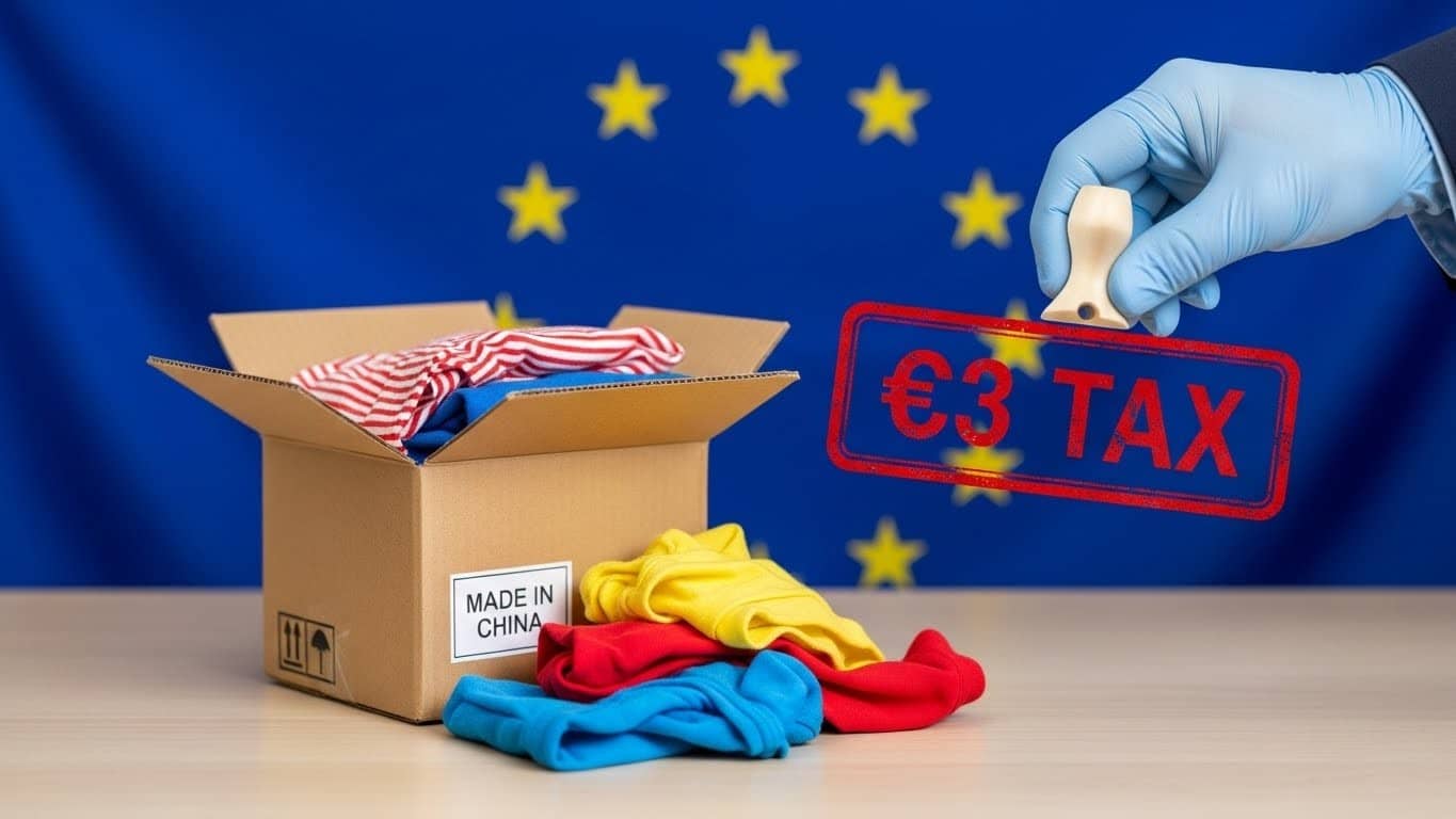 Dès juillet 2026, une taxe de 3 euros s'appliquera à tous les petits colis importés dans l'UE. Finie l'exemption douanière : voici ce que ça signifie pour vos achats en ligne et l'e-commerce.
