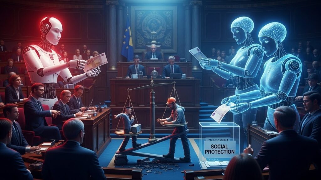 Taxe Robot et IA : Le Débat Qui Va Enflammer 2027