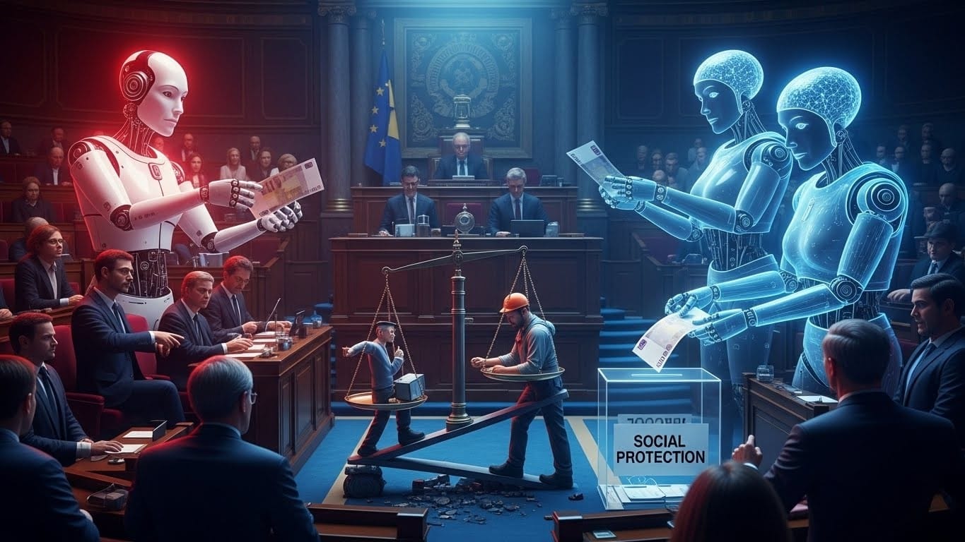 La taxe sur les robots et l’IA revient en force dans le débat politique français. Faut-il faire payer les machines pour sauver la protection sociale ? Analyse complète d’un sujet explosif avant la présidentielle.