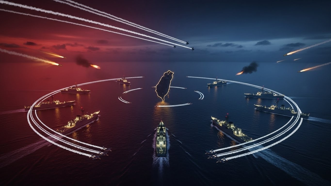 Décryptage des manœuvres chinoises autour de Taïwan en décembre 2025 : simulation de blocus, record d'avions détectés et réactions internationales. Pourquoi Pékin intensifie-t-il la pression ?