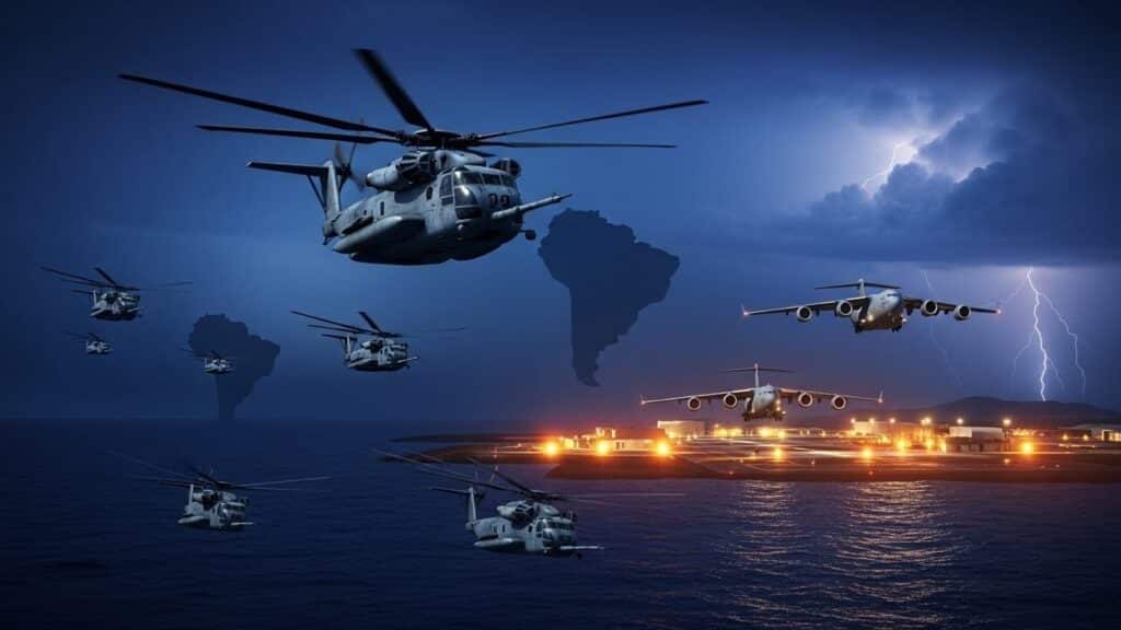 Tensions États-Unis Venezuela : Une Armada Militaire Se Renforce