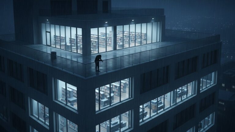 Tentative de Suicide à la Médiathèque de Fontenay