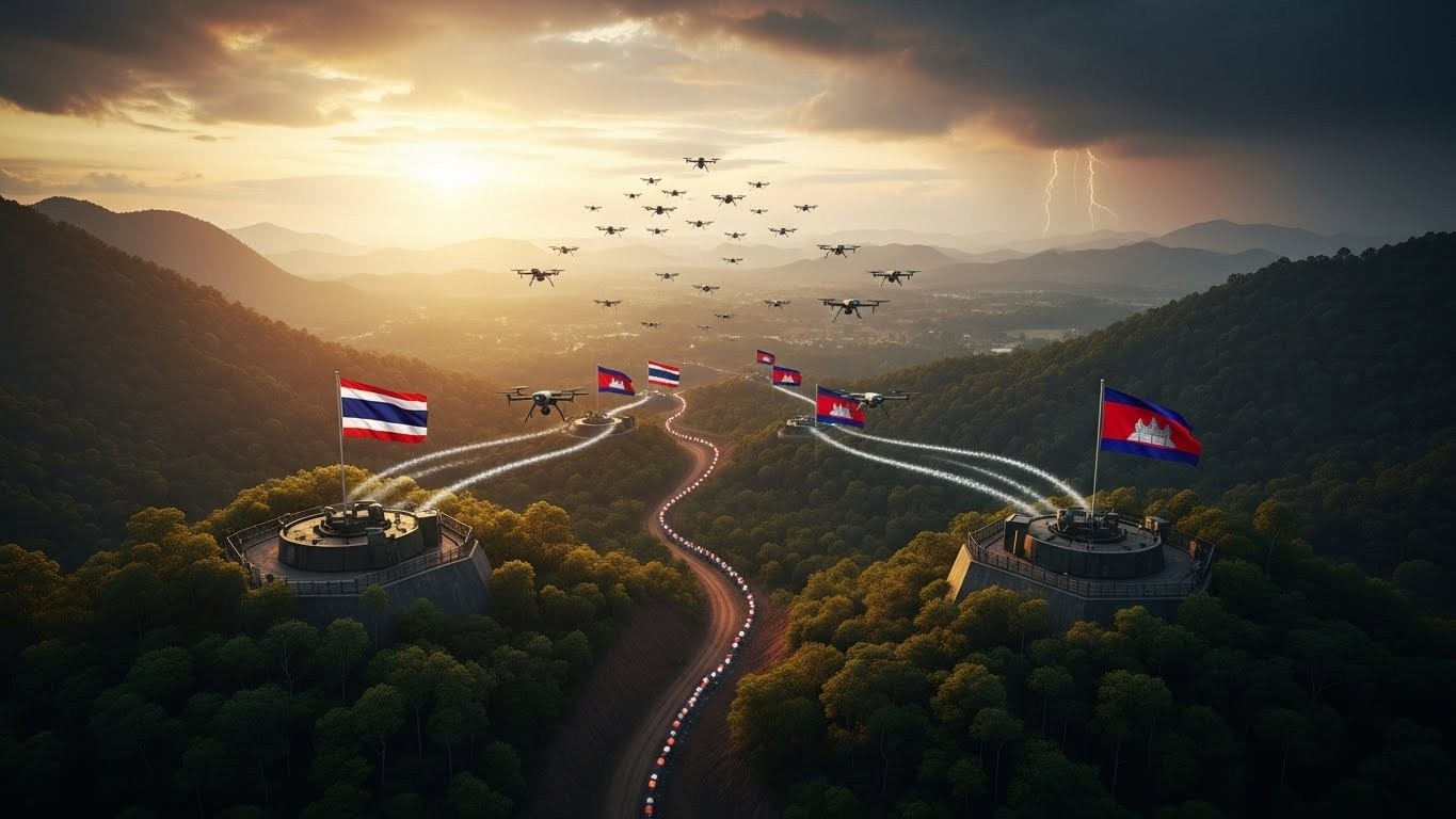 Drones cambodgiens dans l'espace aérien thaïlandais : la fragile trêve entre Thaïlande et Cambodge est déjà menacée. Découvrez les enjeux d'un conflit frontalier historique qui risque de s'enflammer à nouveau.