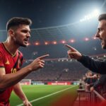 Thomas Henry Recadre un Supporter du Standard de Liège