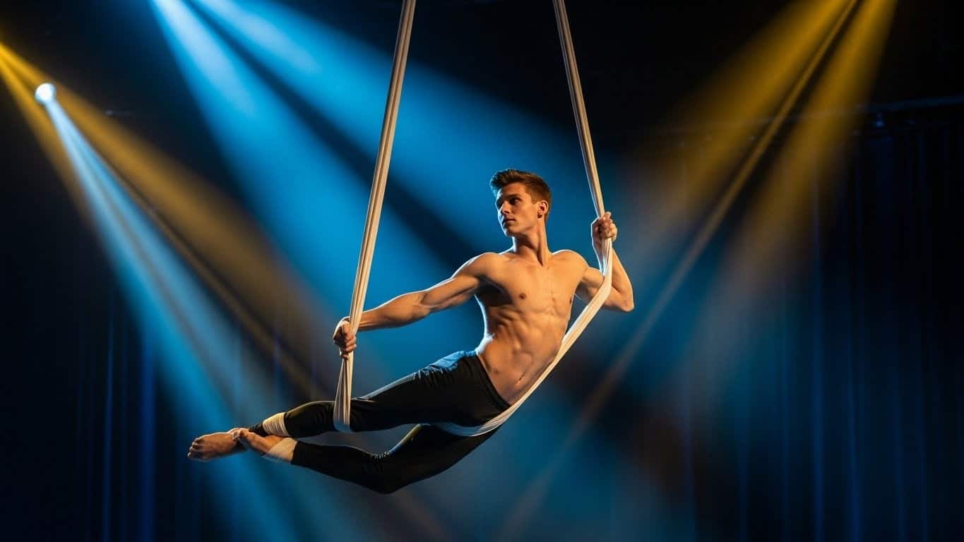 Découvrez Thomas Rochelet, l'athlète de Seine-et-Marne qui fait sensation dans La France a un Incroyable Talent avec ses sangles aériennes. De patineur prodige à circassien, son parcours incroyable révélé.