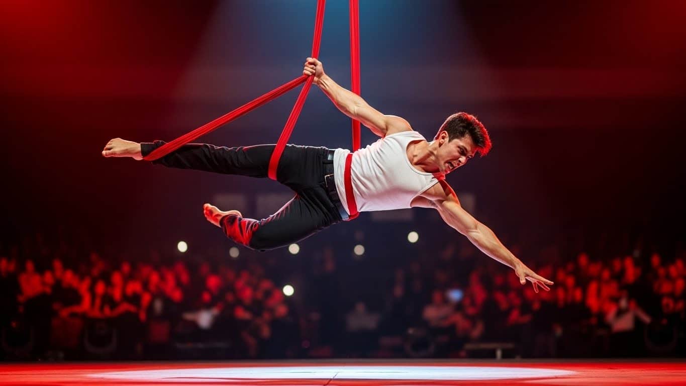 Découvrez le parcours époustouflant de Thomas Rochelet, athlète seine-et-marnais, jusqu'en finale de La France a un incroyable talent 2025. Presque vainqueur, il a conquis le public avec ses sangles aériennes.