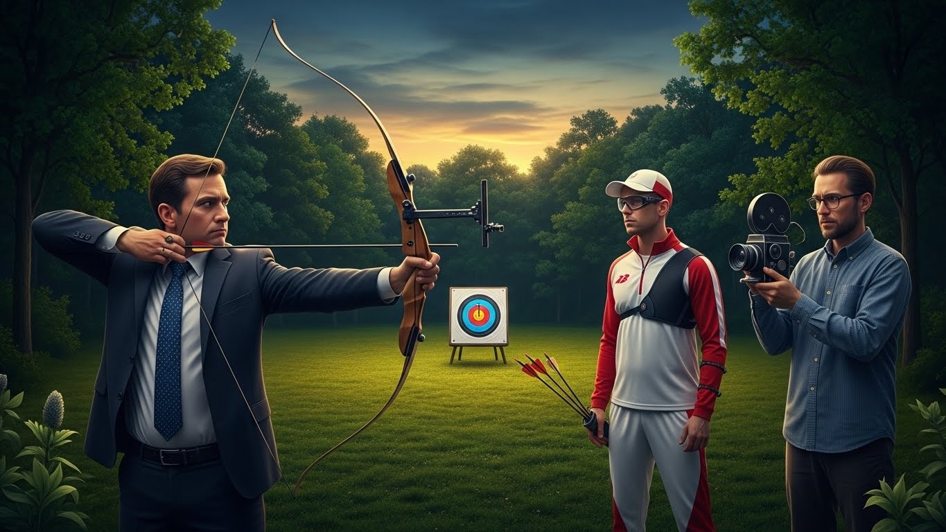 Découvrez comment un champion olympique, un réalisateur culte et un acteur charismatique se sont croisés autour du tir à l’arc pour créer Animal Totem, fable écologique déjantée en salles maintenant.